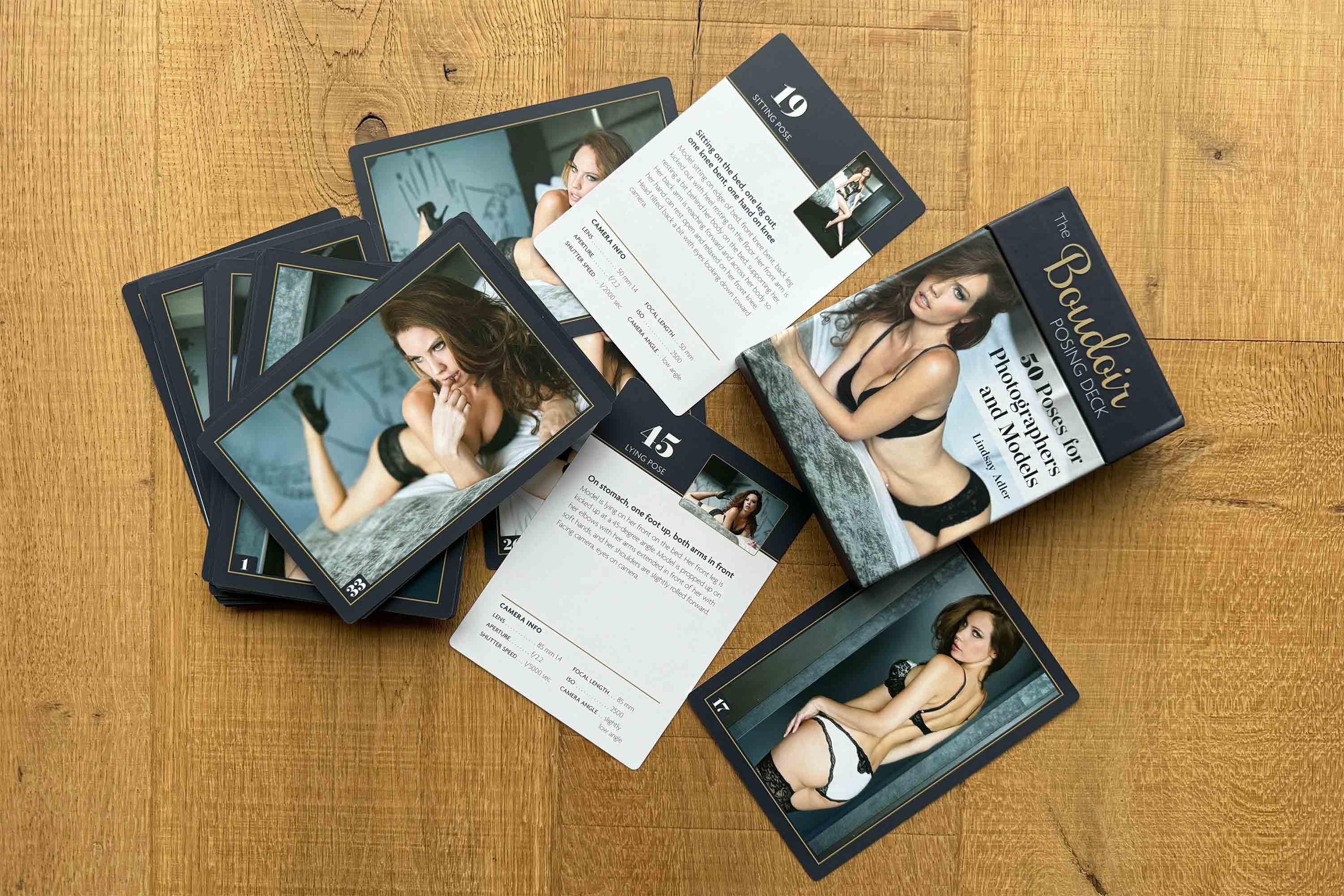 The boudoir posing cards Lindsey Adler