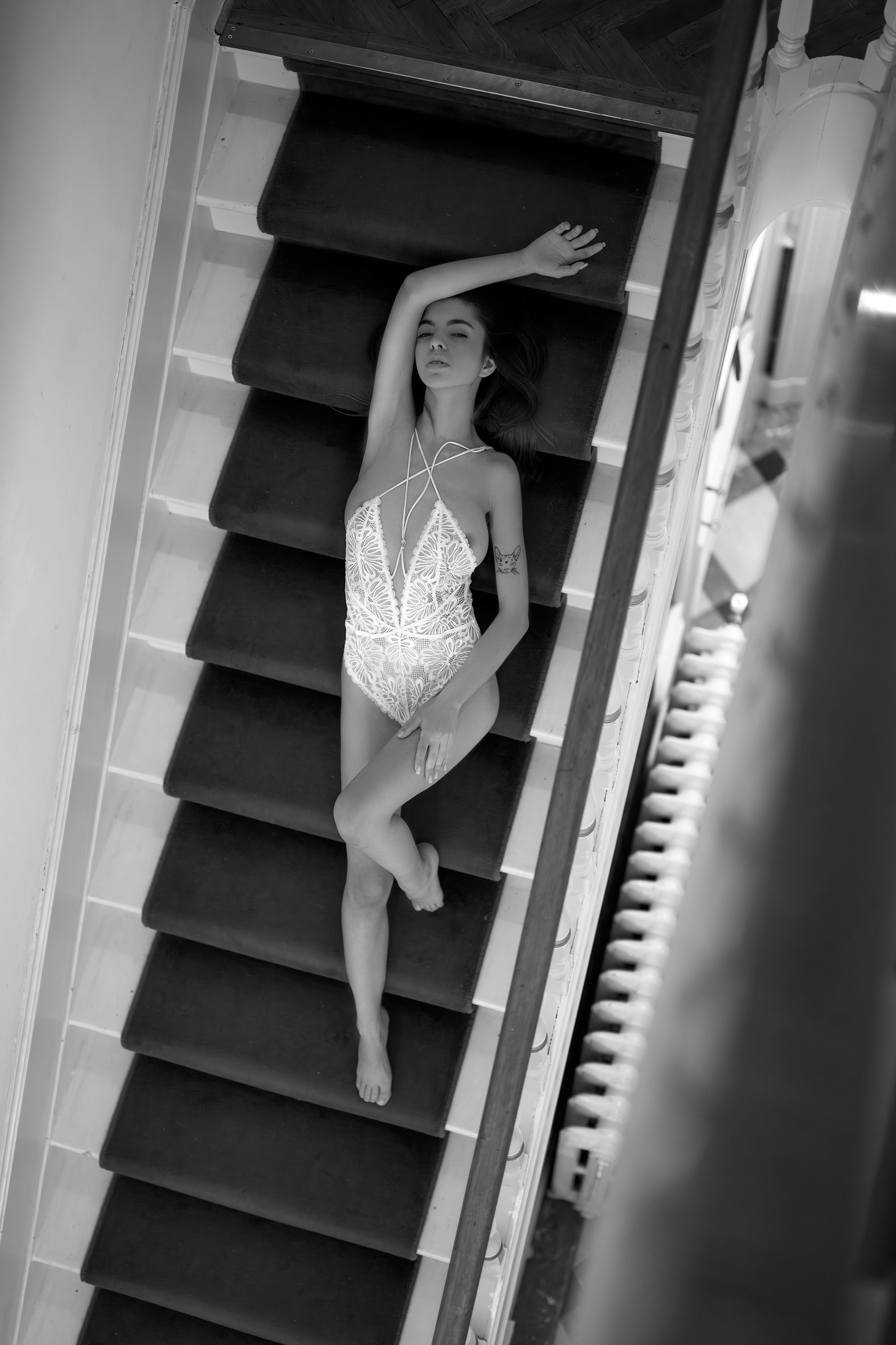 Anastasiia, model from Ukraine at a boudoir photoshoot