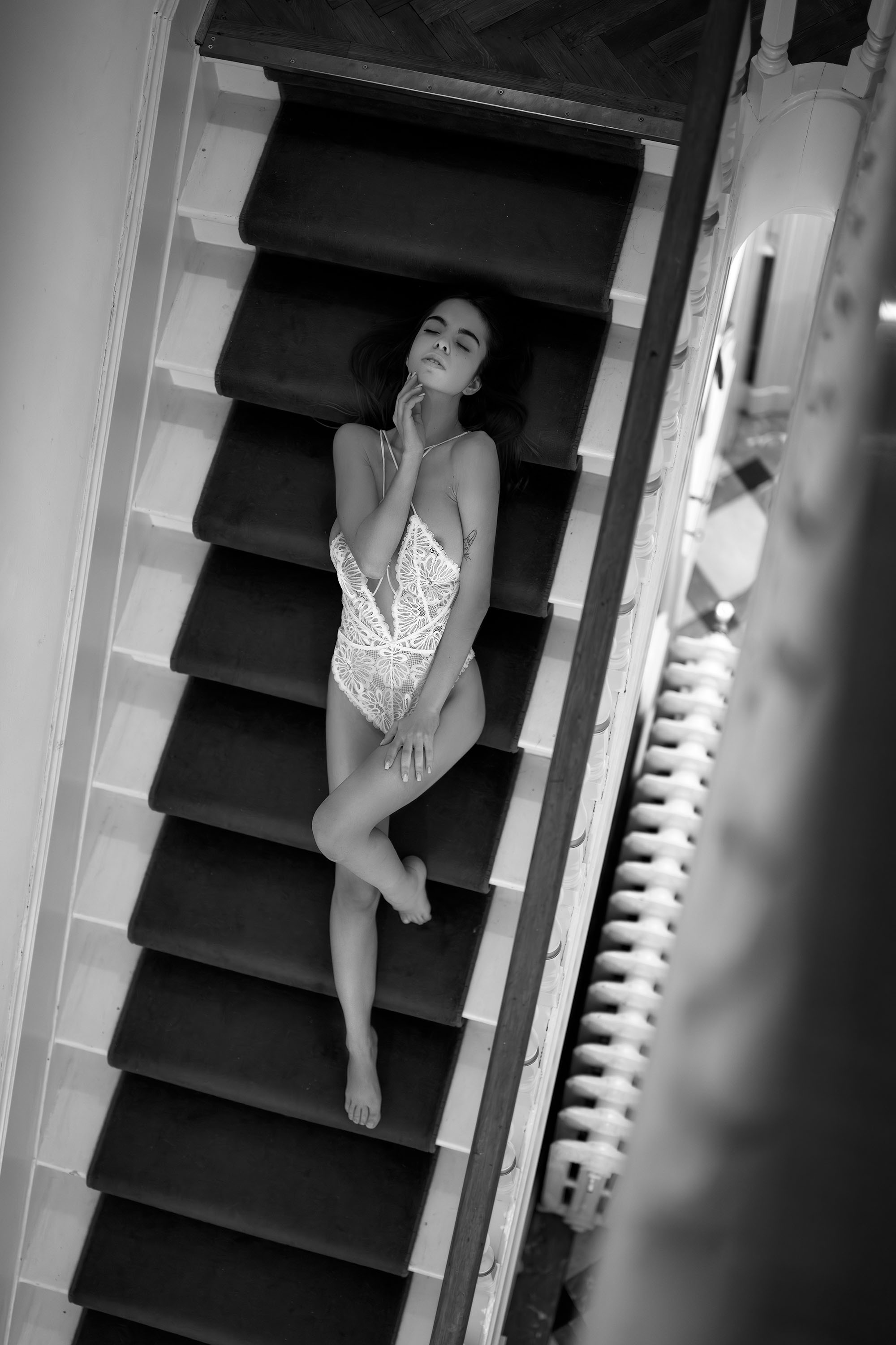 Anastasiia, model from Ukraine at a boudoir photoshoot