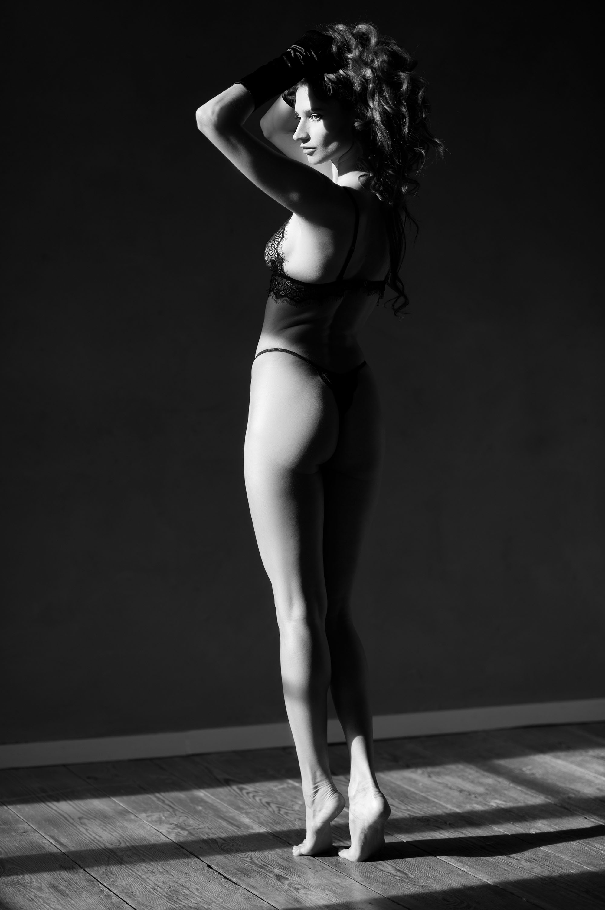 Ilvy Kokomo, model from Latvia at a boudoir photoshoot