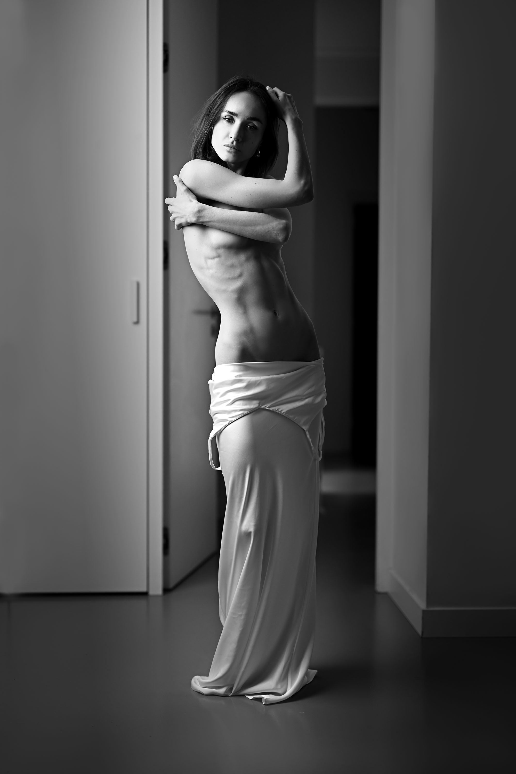 Vita Goncharuk, model from Ukraine at a boudoir photoshoot